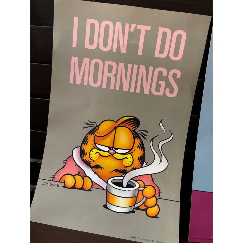 Retro Vintage 1970's Garfield Gift set